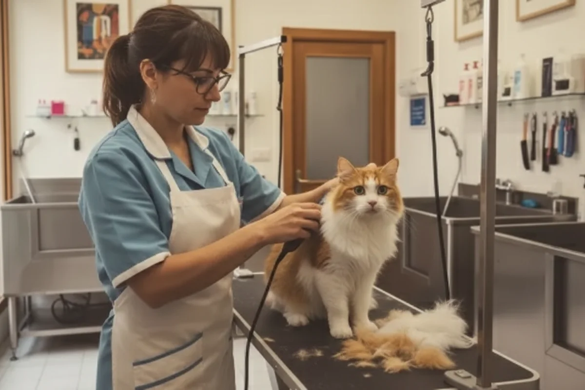 Peluquería felina sin anestesia en Madrid